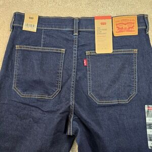 Levis 724 High Rise Slim Straight Jeans 31x30 Dark Indigo Stellar Stretch NWT